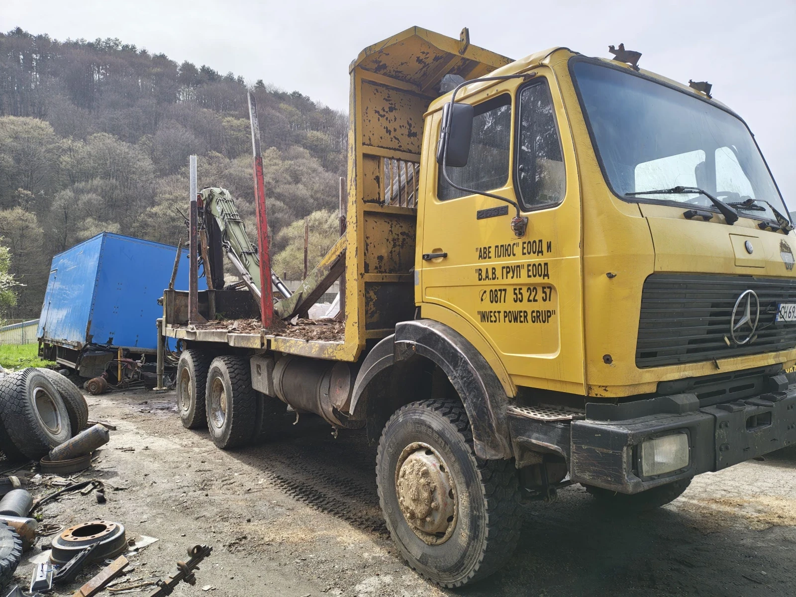 Mercedes-Benz 2535 Трупчийка оригинално от завода, снимка 2 - Камиони - 54180655