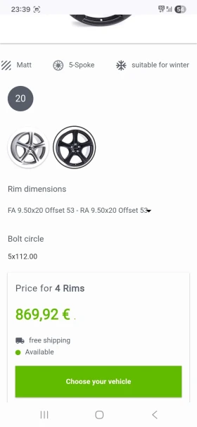 Гуми с джанти Други 115/60R20, снимка 2