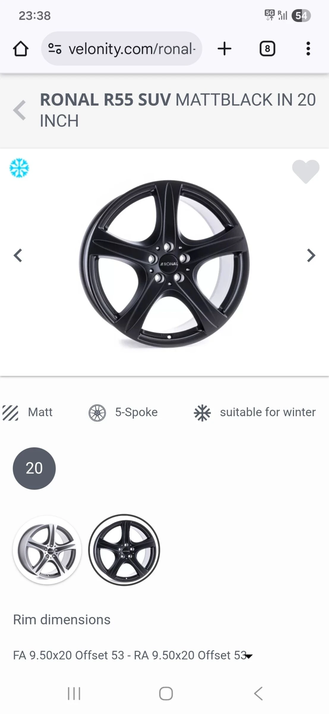 Гуми с джанти Други 115/60R20, снимка 3 - Гуми и джанти - 54852873