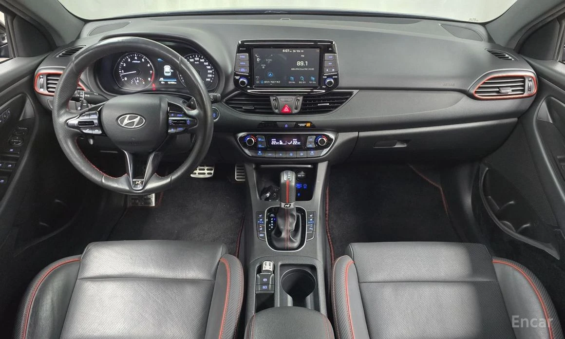 Hyundai I30 * N-Line* 1.6 TURBO* ПОДГРЕВ* ОБДУХВАНЕ* КАМЕРА* , снимка 7 - Автомобили и джипове - 54129651