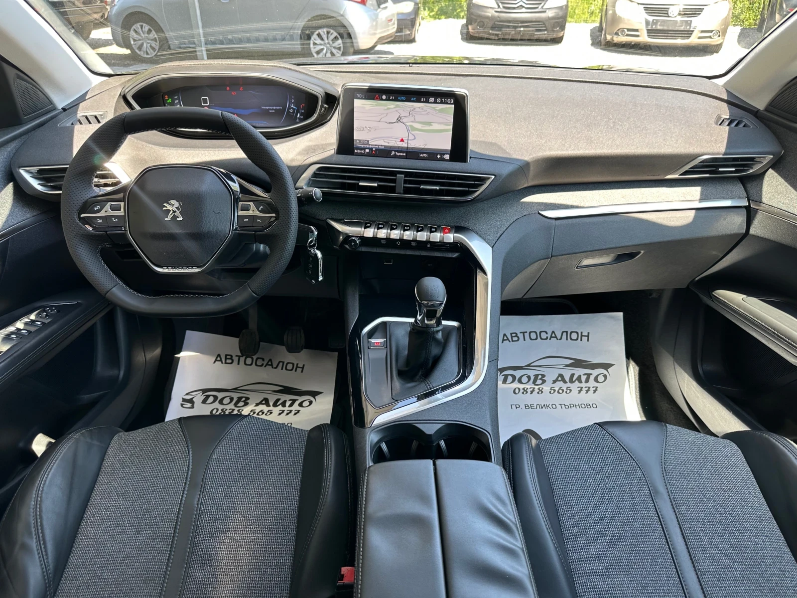 Peugeot 3008 1.6HDI-ALLURE-120к.с-ДИСТРОНИК-НАВИ-ЛЕД, снимка 12 - Автомобили и джипове - 54455437