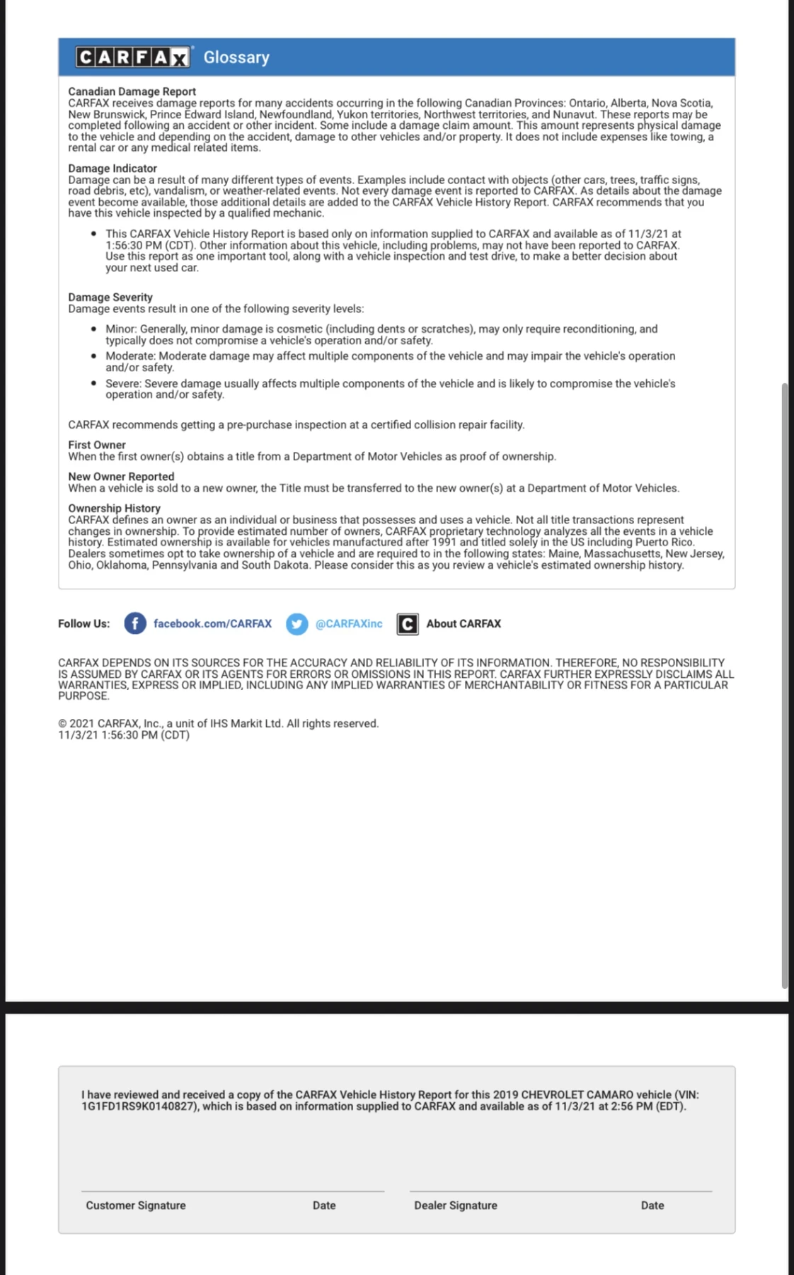 Chevrolet Camaro 46, 000; V6 FACELIFT; 350; CARFAX   | Mobile.bg   16