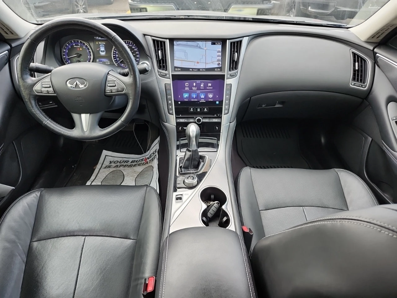 Infiniti Q50 * АВТО КРЕДИТ* ЦЕНА ДО БГ * СЕРВИЗНА ИСТОРИЯ *  - изображение 8