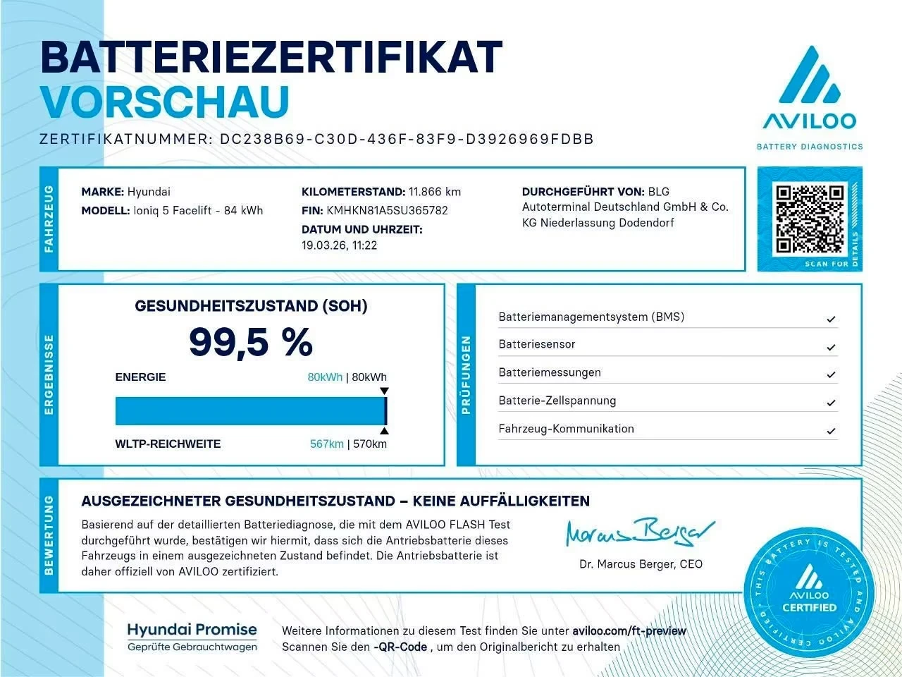 Hyundai Ioniq 5 84 kW ACC Heated steering wheel / seats, снимка 10 - Автомобили и джипове - 54092127