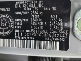 Kia Telluride X PRO| HEAD-UP| 360 КАМЕРИ| PANORAMA| CARFAX| , снимка 15