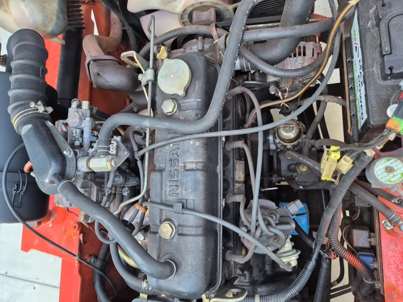 Мотокар Nissan ИЗРАВНИТЕЛ* ГАЗ+ БЕНЗИН* АВТОМАТ* ПЕРФЕКТЕН , снимка 16 - Индустриална техника - 49458896