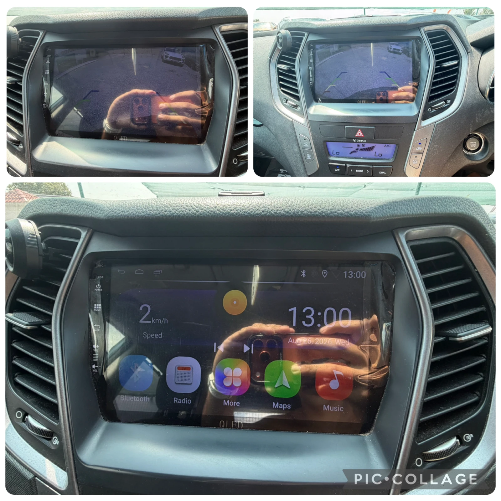 Hyundai Santa fe 2.2 CDRDi Comfort 4WD 6+ 1 NAVI/CAMERA, снимка 14 - Автомобили и джипове - 55823346