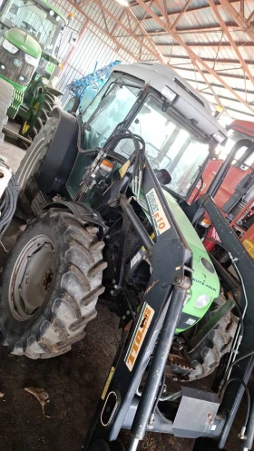 Трактор Deutz Agroplus с челен товарач, снимка 2