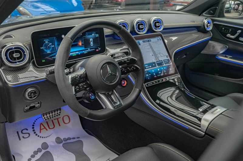 Mercedes-Benz C 63 AMG S E-Perf/Обдухване/Burmesteer/MultiBeam/4Matic+ , снимка 8 - Автомобили и джипове - 51660490