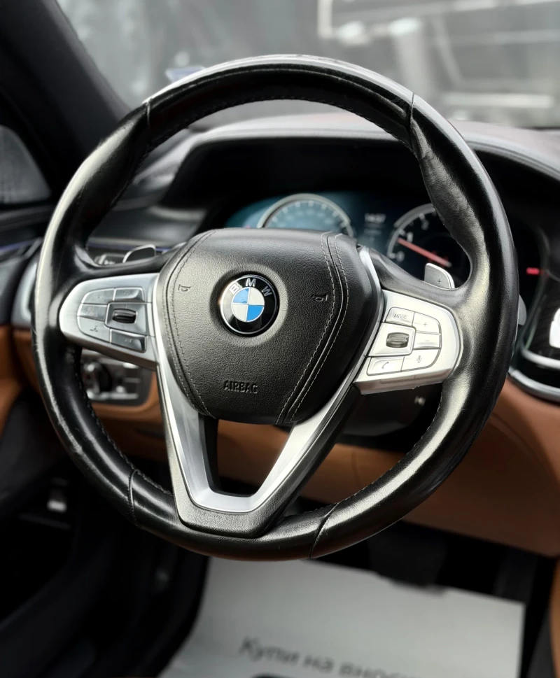 BMW 750 LONG* M-SPORT* CARBON* FULL MAX* СОБСТВЕН ЛИЗИНГ, снимка 12 - Автомобили и джипове - 53223239