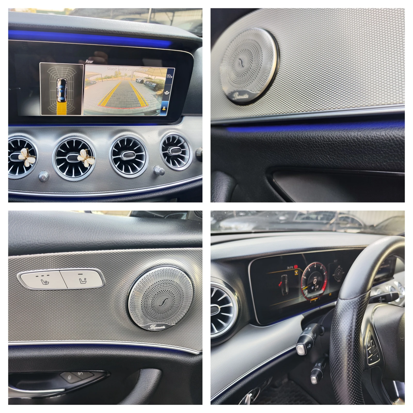 Mercedes-Benz E 220 AMG* BURMESTER* CAMERA* PODGREV* ALCANTAR* LIZING, снимка 10 - Автомобили и джипове - 55904969