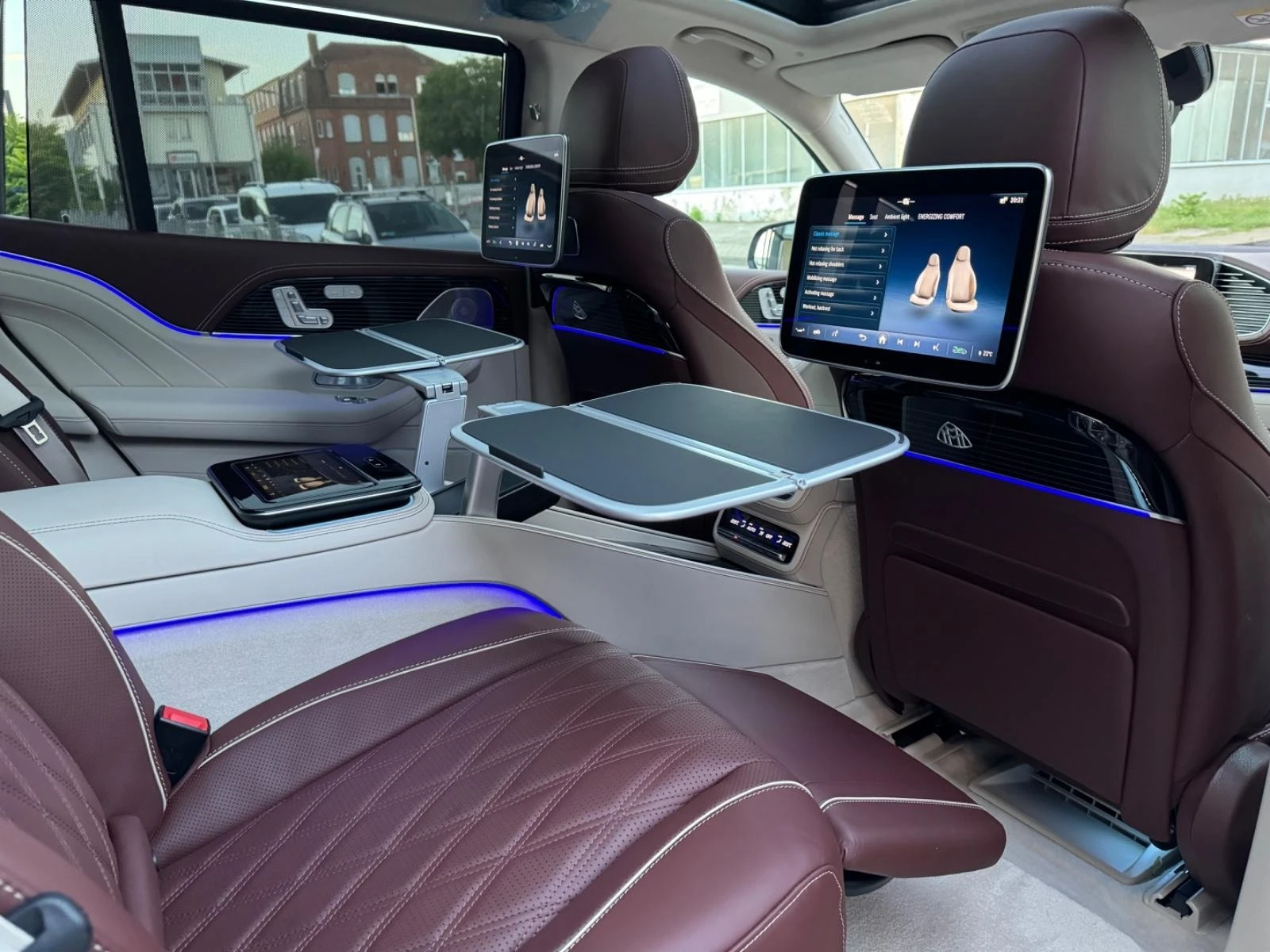 Mercedes-Benz GLS 600 MAYBACH/E-ACTIVE BODY/DESIGNO/EXCLUSIV/BURM 4D/23/ | Mobile.bg   15