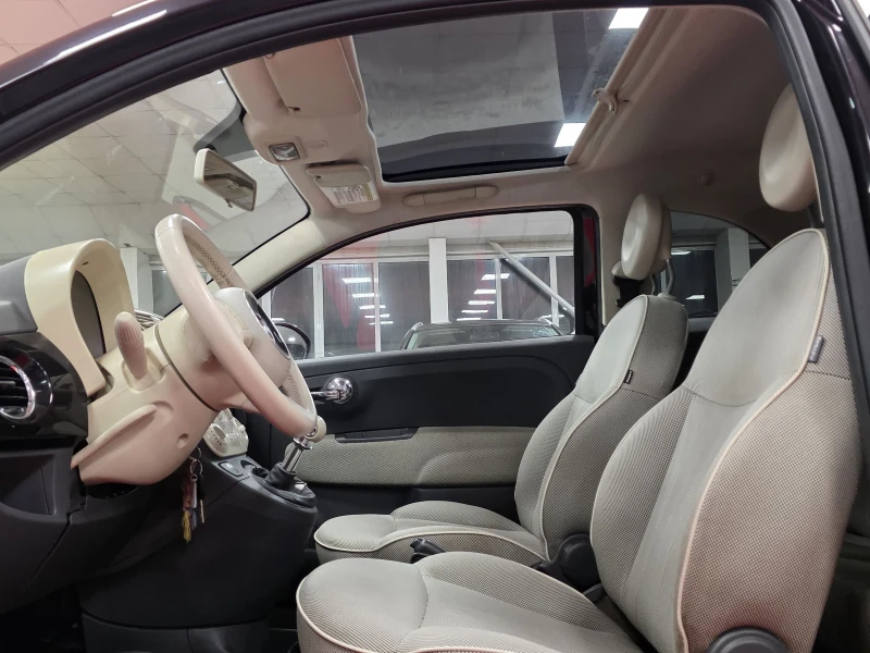 Fiat 500 1.2 бензин | Панорама | Климатик, снимка 9 - Автомобили и джипове - 53293649