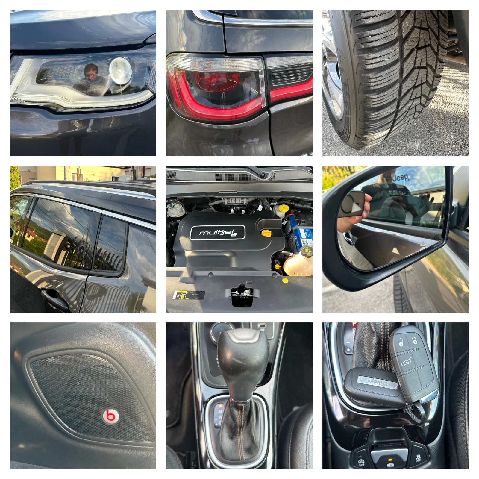 Jeep Compass 2.0D-4X4-170k.s-FULL-DIST-LED-AUTOMAT-NAVI-КОЖА, снимка 17 - Автомобили и джипове - 55955721