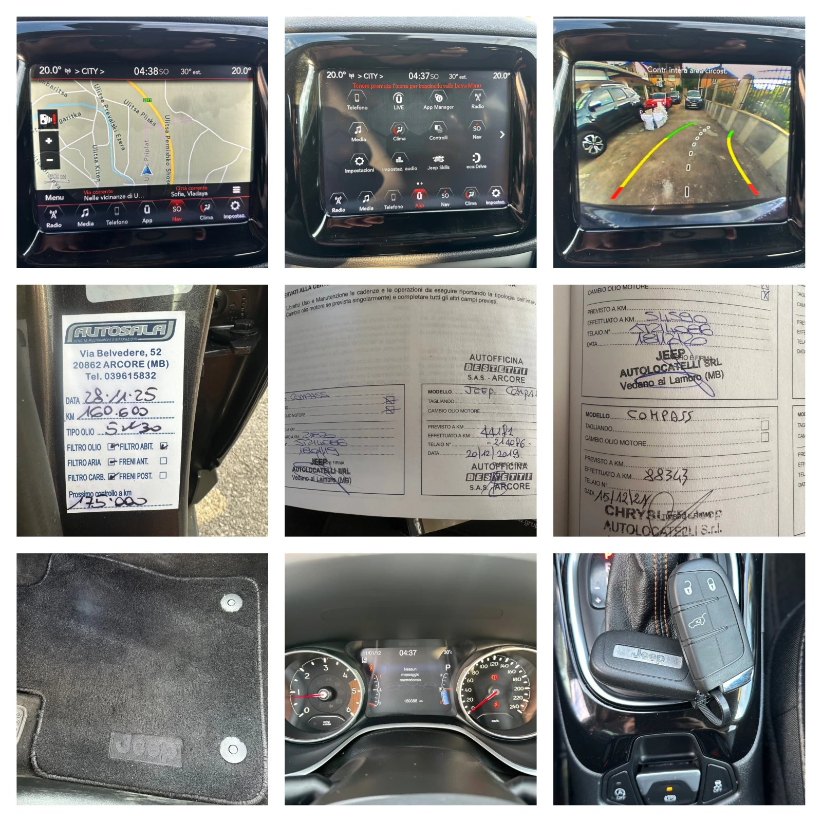 Jeep Compass 2.0D-4X4-170k.s-FULL-DIST-LED-AUTOMAT-NAVI-КОЖА, снимка 16 - Автомобили и джипове - 55955721