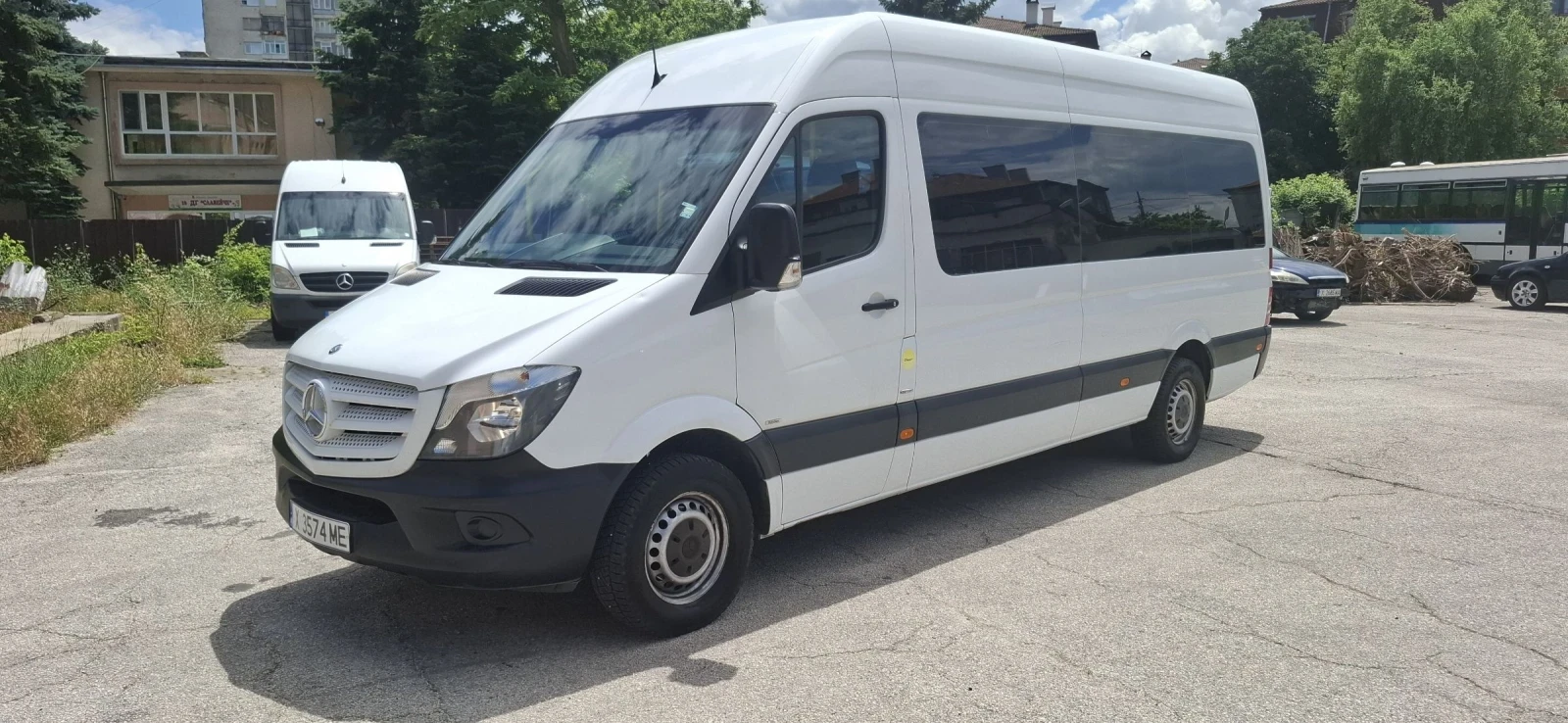 Mercedes-Benz Sprinter 313 8+ 1, рампа, автома, снимка 5 - Бусове и автобуси - 54892642