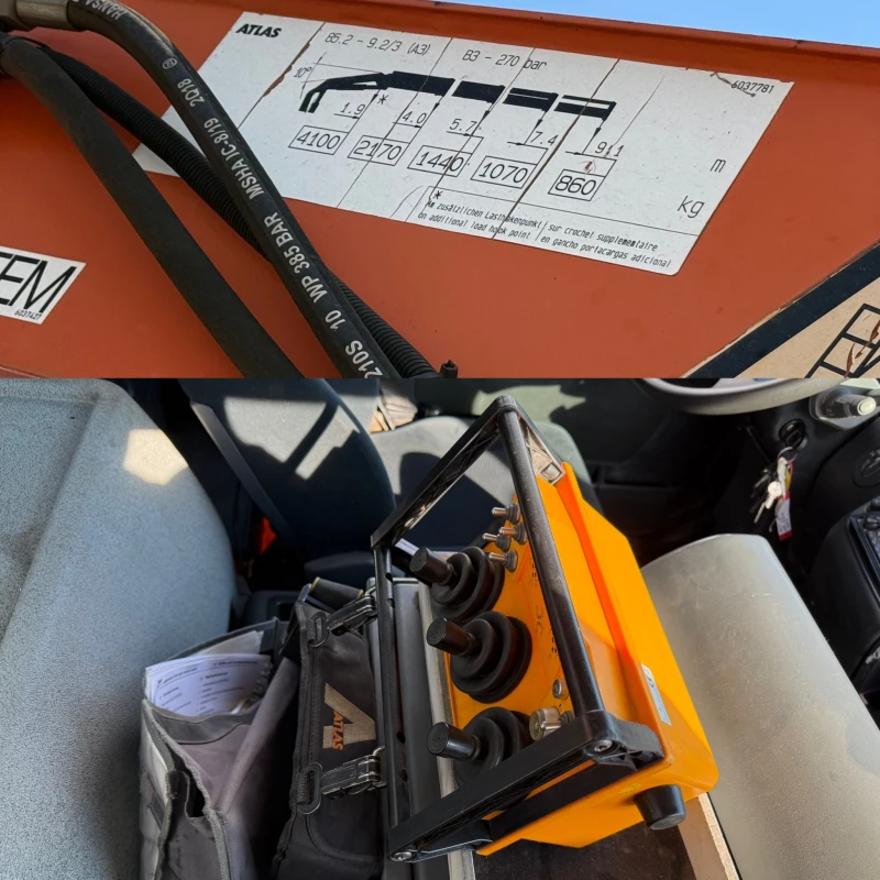 Man Tga 18.350 23000кг 4х4 Самосвал с кран Климатик 4.20м , снимка 17 - Камиони - 52078117