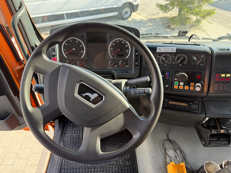 Man Tga 18.350 23000кг 4х4 Самосвал с кран Климатик 4.20м , снимка 14 - Камиони - 52078117