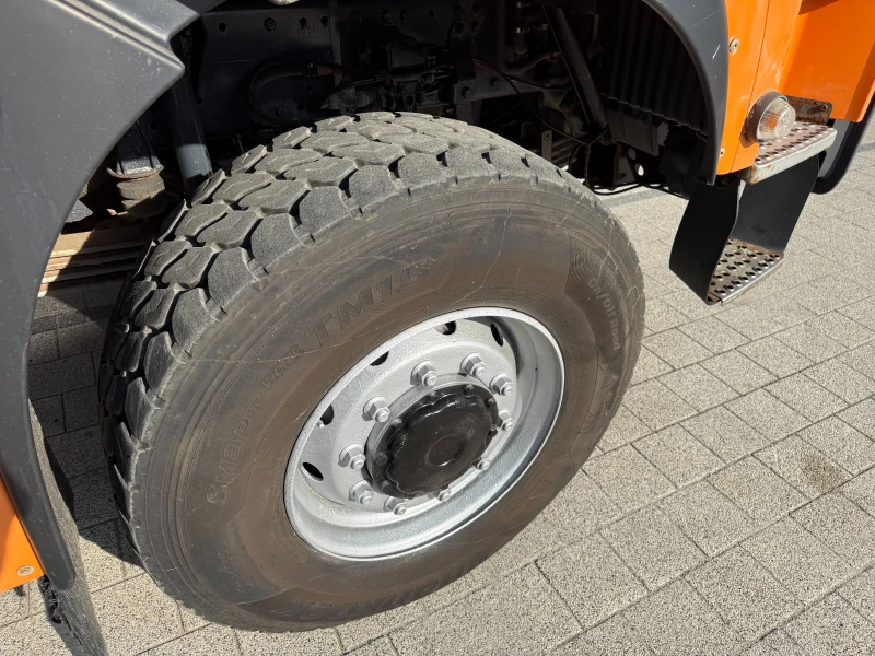 Man Tga 18.350 23000кг 4х4 Самосвал с кран Климатик 4.20м , снимка 8 - Камиони - 52078117