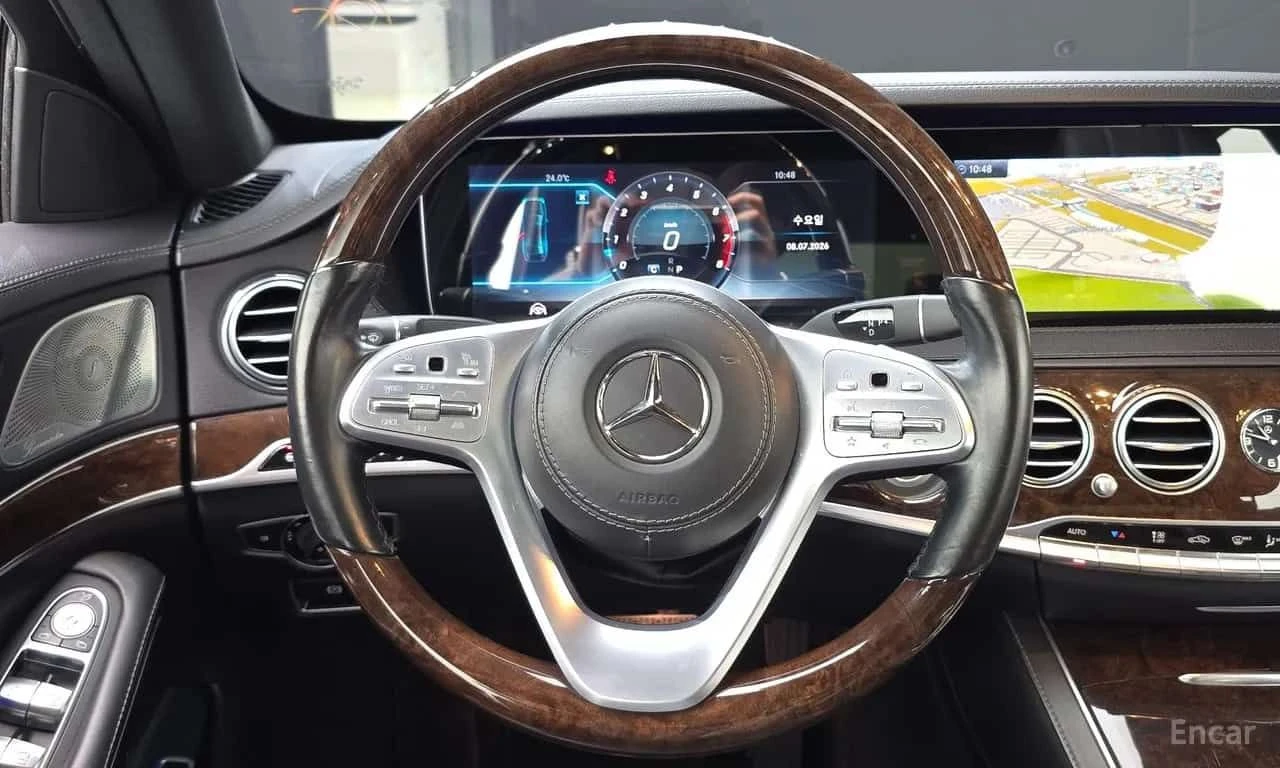 Mercedes-Benz S 560 LONG /ОБДУХВАНЕ/ПАНОРАМА/ДИСТРОНИК/360, снимка 13 - Автомобили и джипове - 55684076