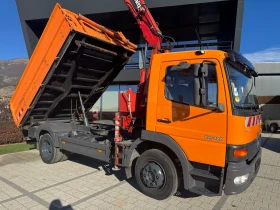 Mercedes-Benz Atego 1218 Самосвал+ Кран, снимка 2