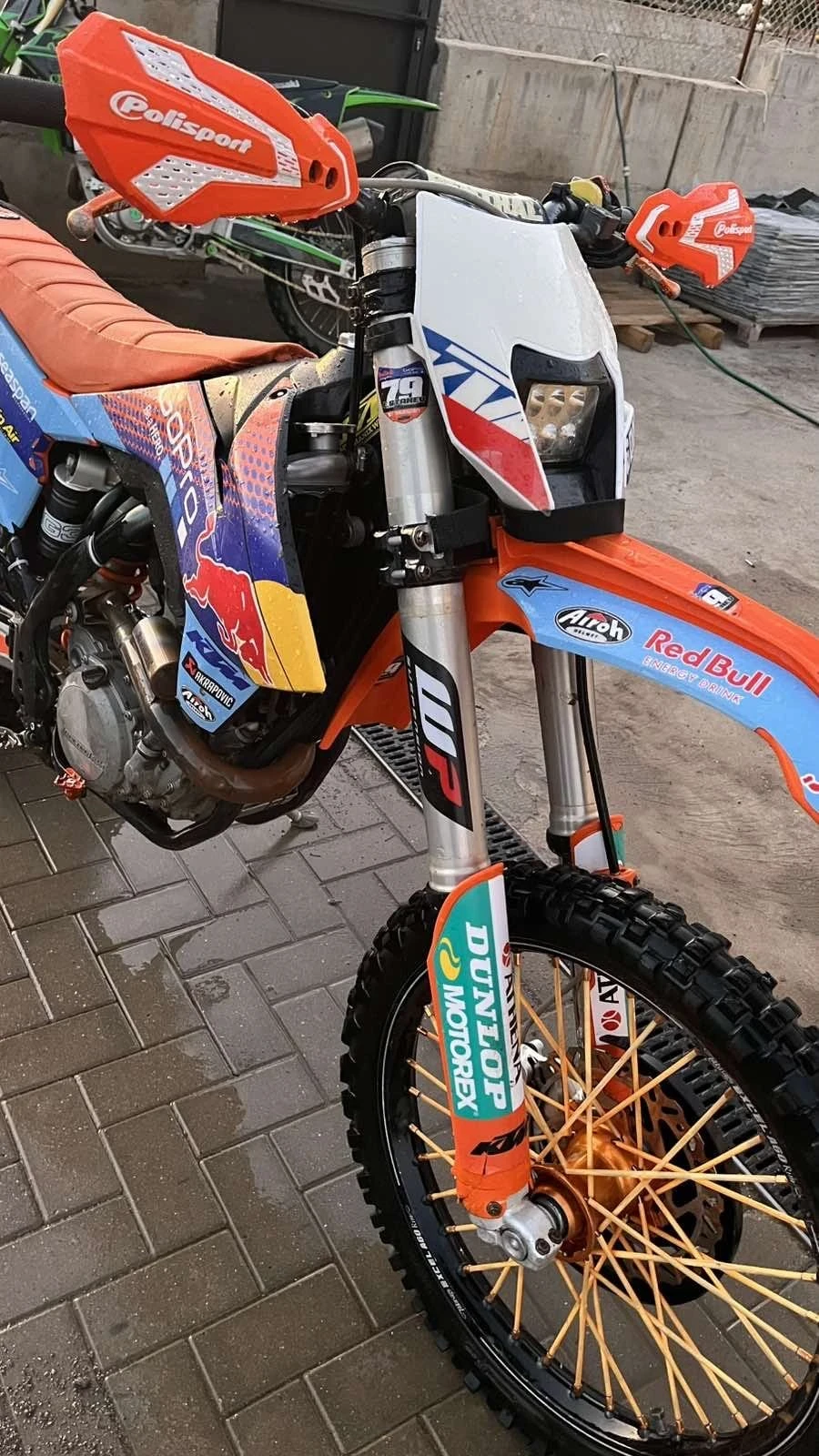 Ktm 350 Renthal+ Acrapovic+ нови гуми+ пиньони DID - изображение 2