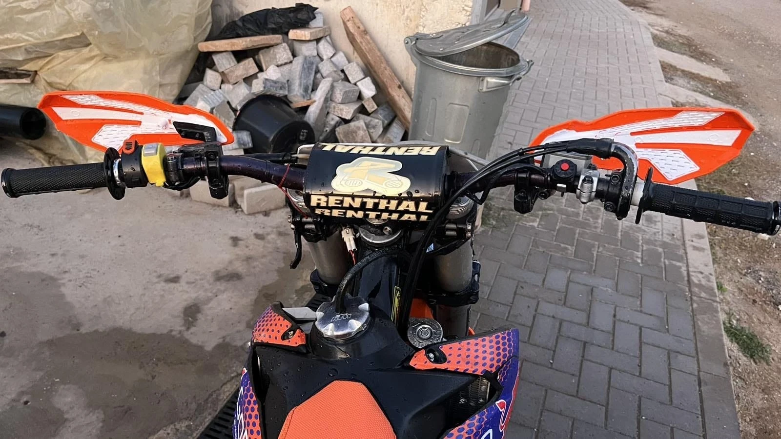 Ktm 350 Renthal+ Acrapovic+ нови гуми+ пиньони DID - изображение 4