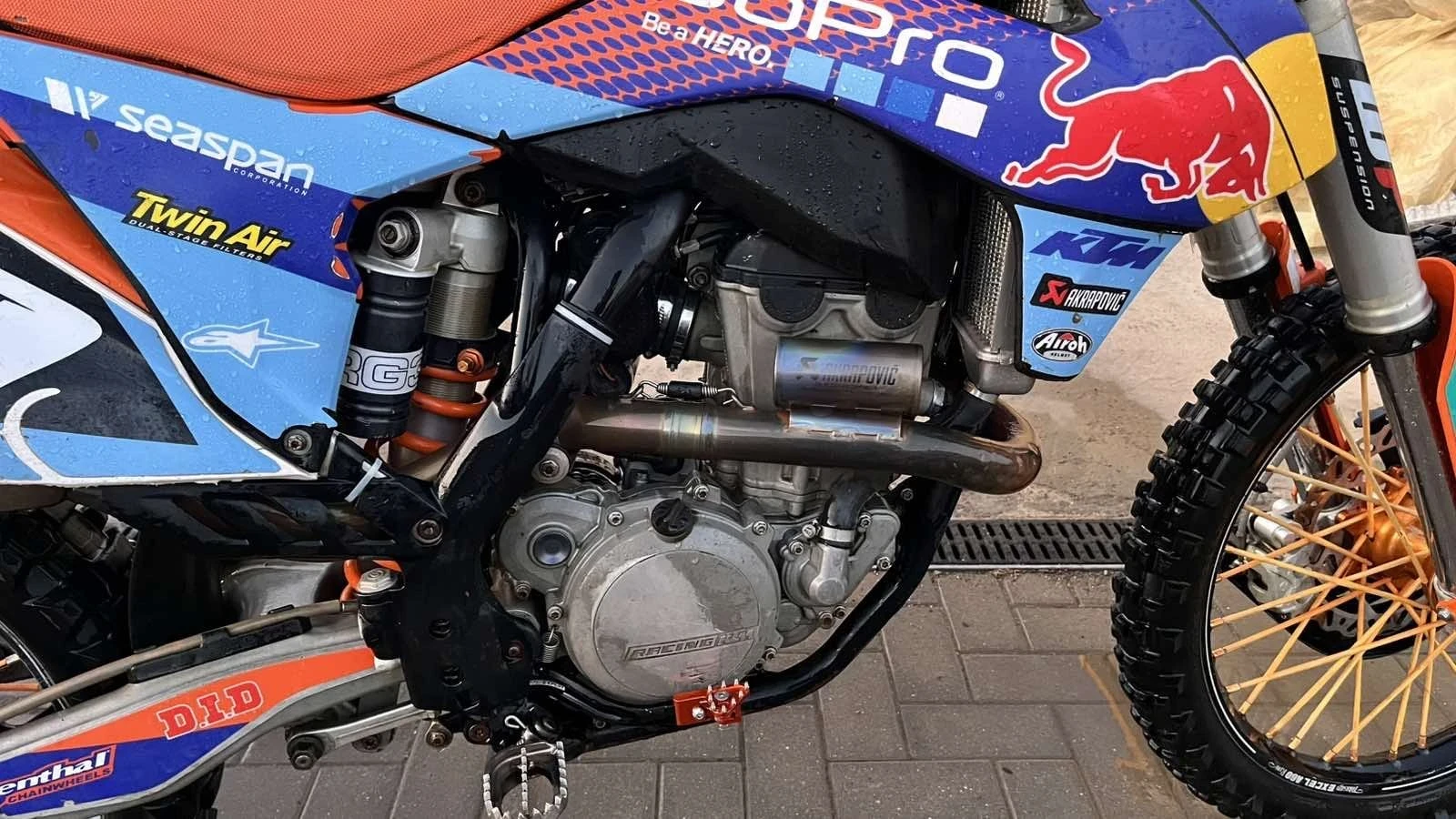 Ktm 350 Renthal+ Acrapovic+ нови гуми+ пиньони DID - изображение 5