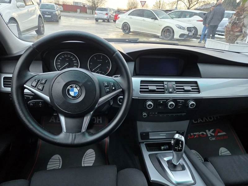 BMW 525 3.0D-197кс= FACE= АВТОМАТ= КСЕНОН= НАВИ= АВТОПИЛОТ, снимка 11 - Автомобили и джипове - 53101291