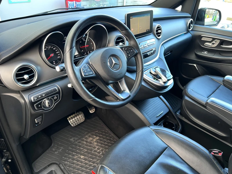 Mercedes-Benz V 250 d/ AMG/4M/ EXTRALONG/AVANTGARDE/360/BURM/8-МЕСТЕН/, снимка 10 - Бусове и автобуси - 49546969