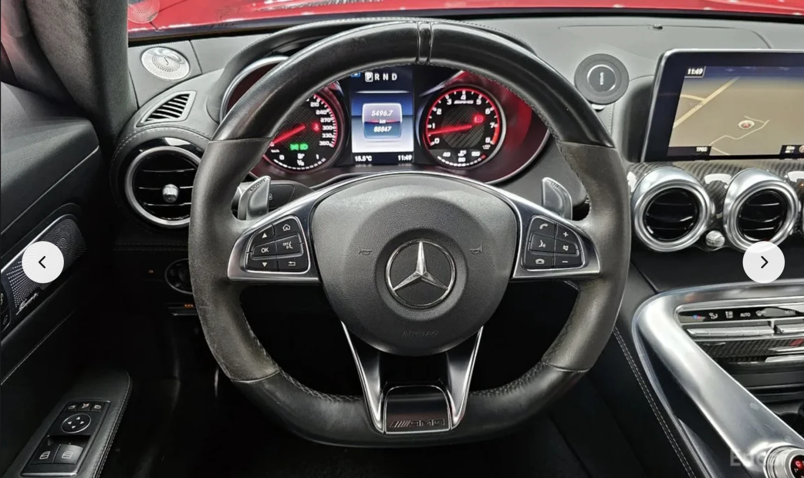 Mercedes-Benz AMG GT S 4.0* V8* BI-TURBO* BURMESTER* , снимка 9 - Автомобили и джипове - 53925490