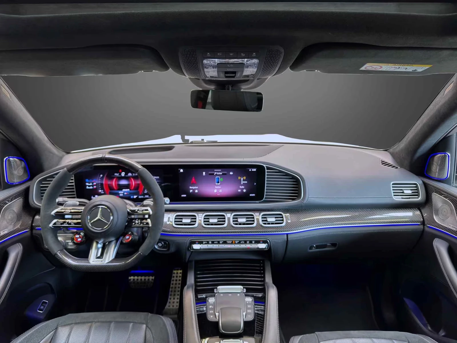 Mercedes-Benz GLS 63 AMG 4MATIC/612HP/7S/AMG/MASSAGE/PANO/BURM/360/HUD/825g - изображение 9