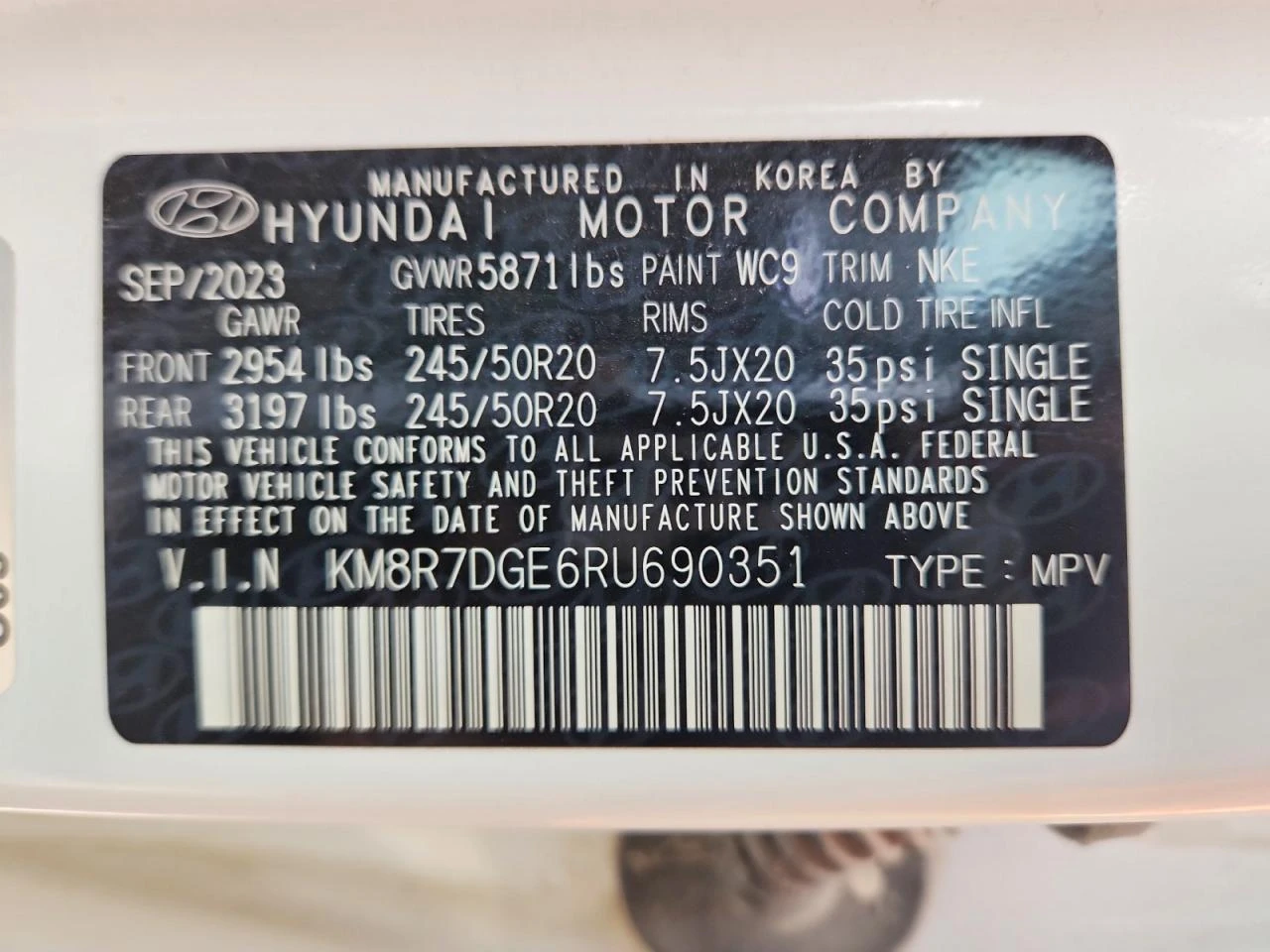 Hyundai Palisade 3.8l Calligraphy Night Edition, снимка 13 - Автомобили и джипове - 55092296