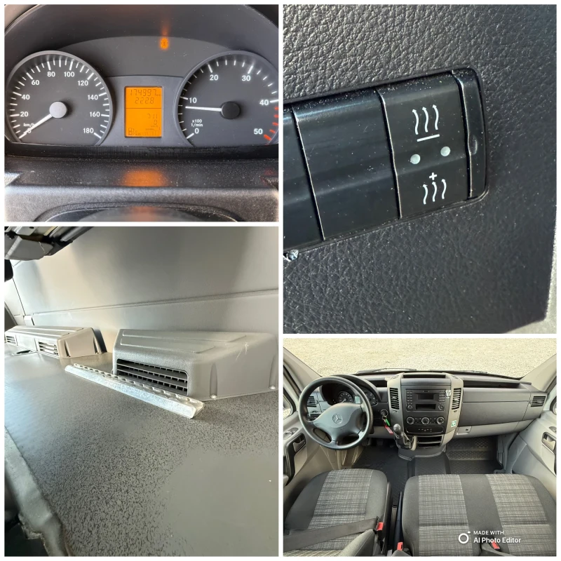 Mercedes-Benz Sprinter 313 9местен-Клима-Печка-ЕВРО 6, снимка 15 - Бусове и автобуси - 48916432