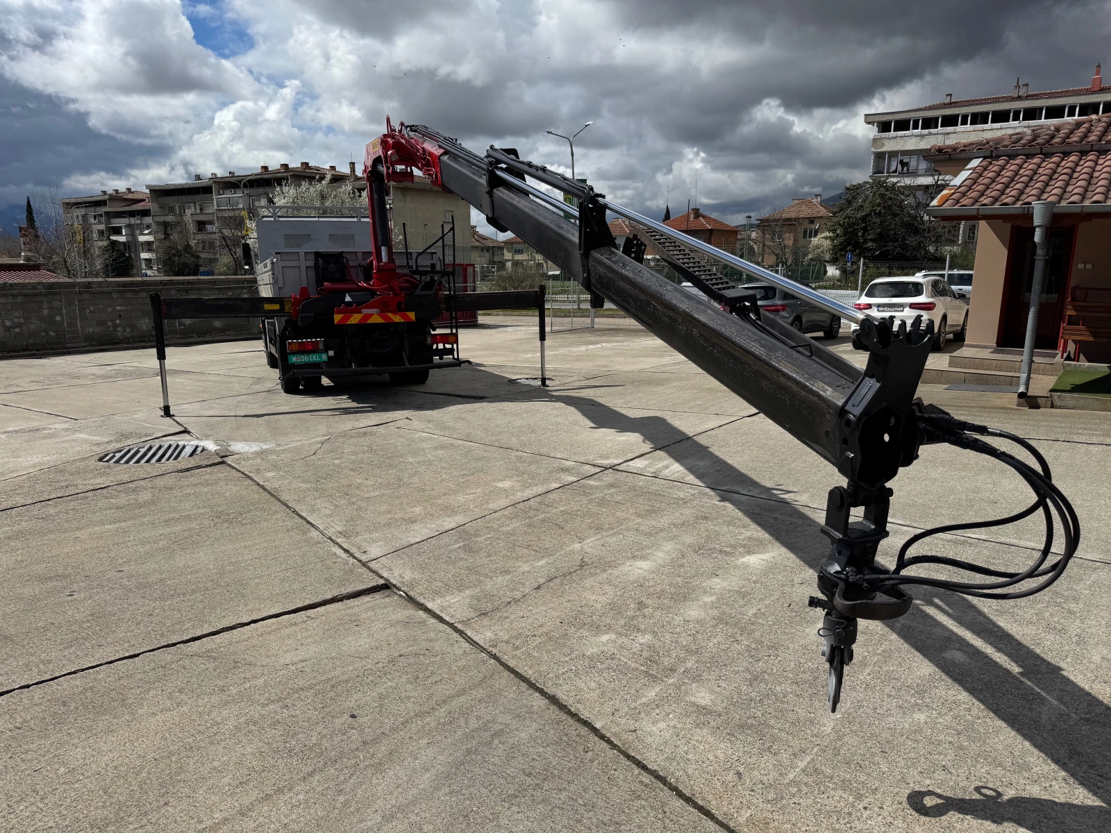 Man Tga 18.410 , Palfinger 16502 дистанционно , климатик , снимка 11 - Камиони - 54079650