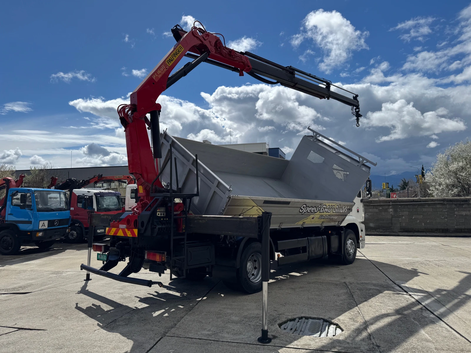 Man Tga 18.410 , Palfinger 16502 дистанционно , климатик , снимка 5 - Камиони - 54079650