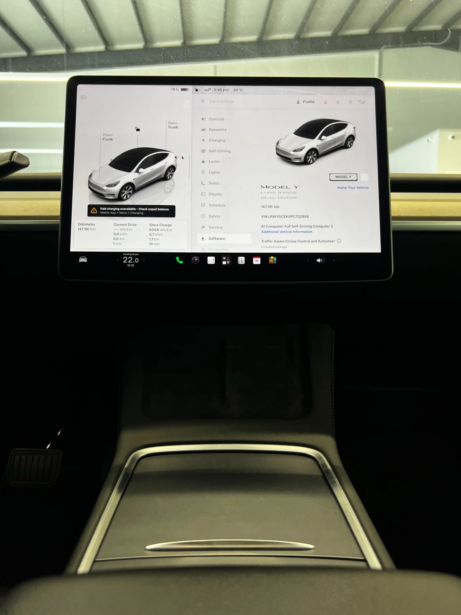 Tesla Model Y Long Range Dual AWD, снимка 14 - Автомобили и джипове - 55299743