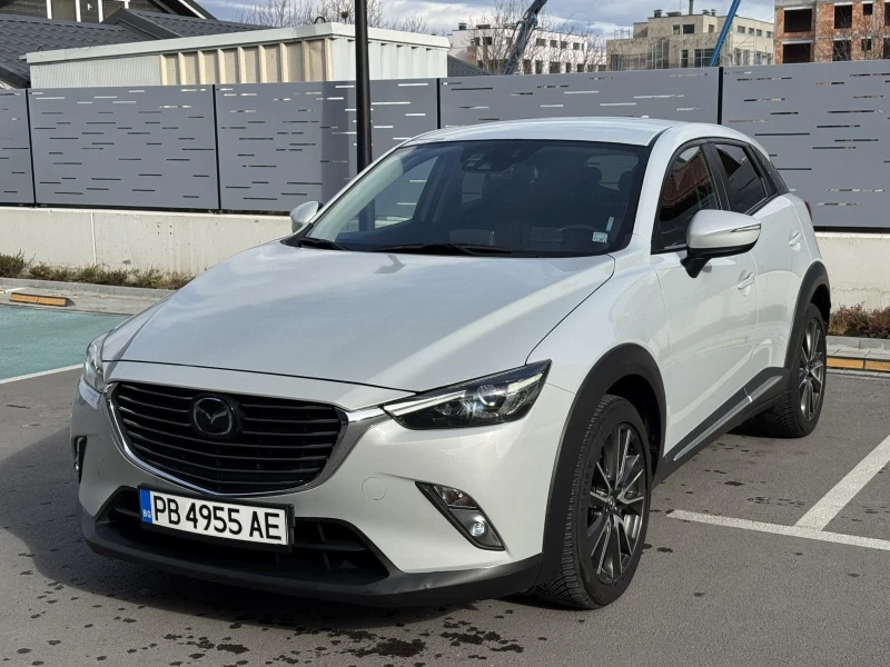 Mazda CX-3 1, 5d РЕГИСТРИРАНА//КОЖА//НАВИГАЦИЯ, снимка 1 - Автомобили и джипове - 48377871