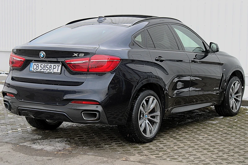 BMW X6 3.0D/X-DRIVE/M-PACK/SHADOW LINE/KAMERA/DISTRONIC, снимка 6 - Автомобили и джипове - 48773472