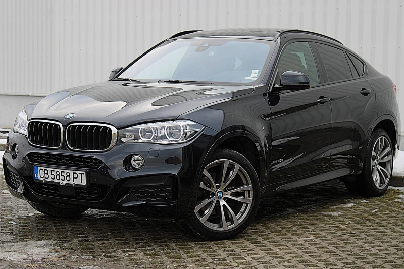 BMW X6 3.0D/X-DRIVE/M-PACK/SHADOW LINE/KAMERA/DISTRONIC, снимка 1 - Автомобили и джипове - 48773472