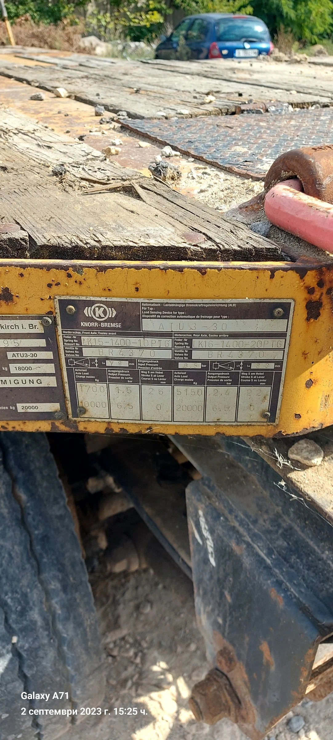 За камион Други Kumlin ATU 3-30, снимка 8 - Ремаркета - 53968632