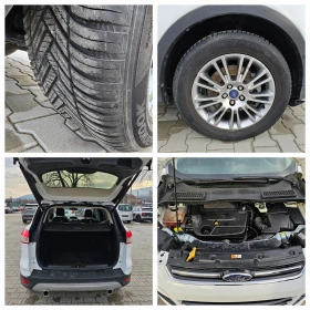 Ford Kuga 2.0D, 4X4, Кожа, Нави, Камера, Парк асист!, снимка 14