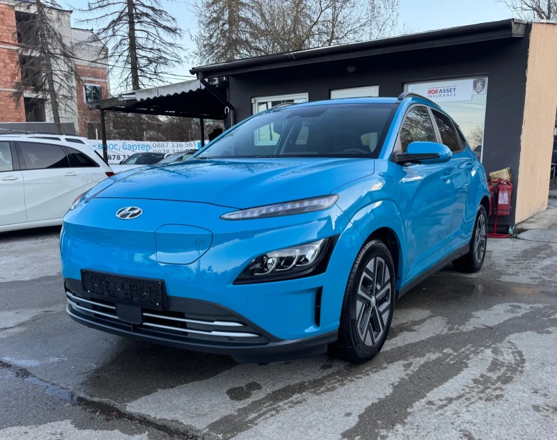 Hyundai Kona 64KWh-204k.c-ГАРАНЦИЯ-2028тод., снимка 1 - Автомобили и джипове - 48131223