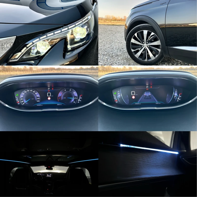 Peugeot 3008 2.0 HDi 180кс/ GT Line/ Всички екстри/ Обслужен, снимка 15 - Автомобили и джипове - 53156056