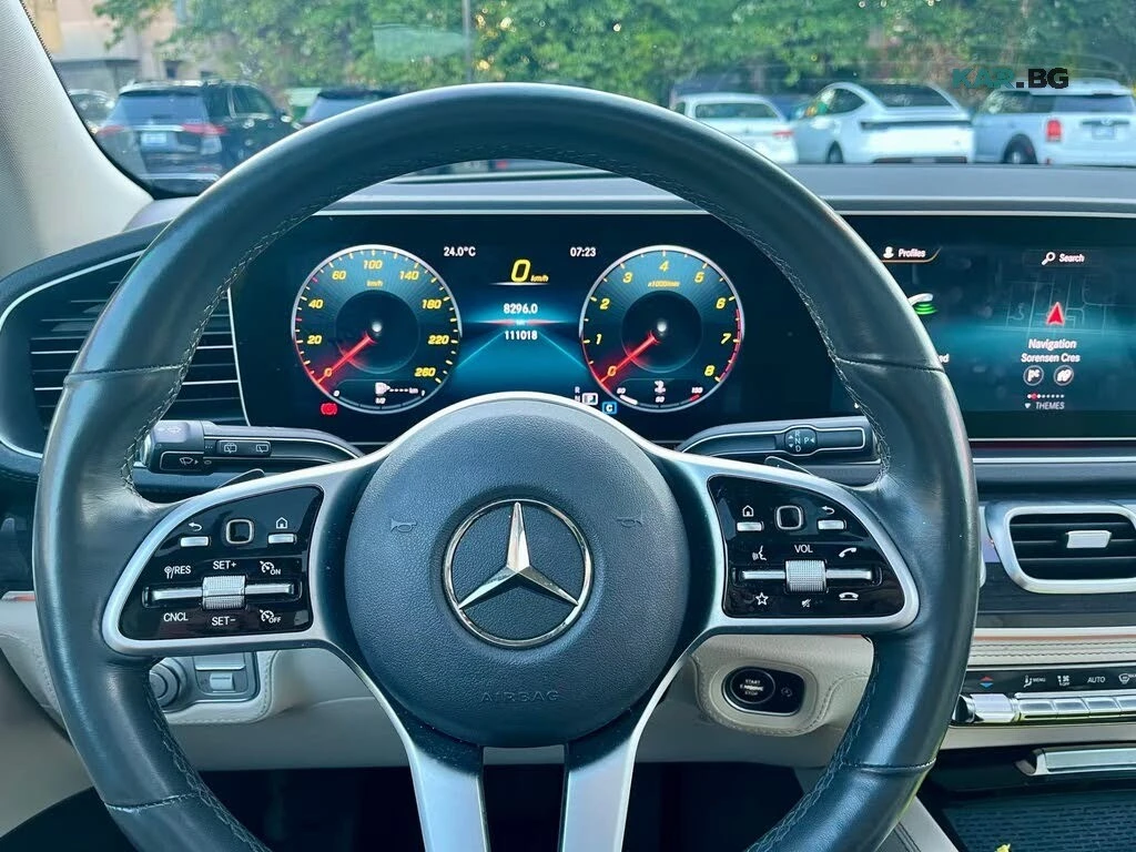 Mercedes-Benz GLE 350 AMG PK* PANO* AMBIENT* KEYLESS* BURMASTER* HUD* КР, снимка 9 - Автомобили и джипове - 56102815