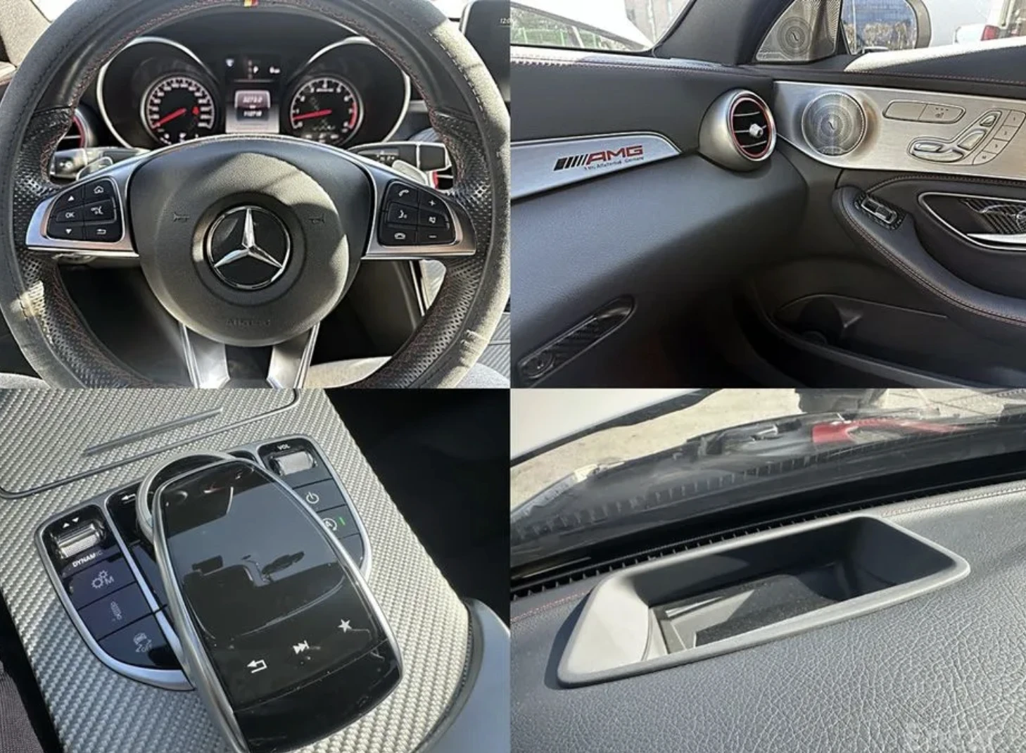 Mercedes-Benz C 43 AMG 4MATIC* КОжа* Подгрев* Кейлес* HEAD UP* BURMASTER*, снимка 17 - Автомобили и джипове - 54021407