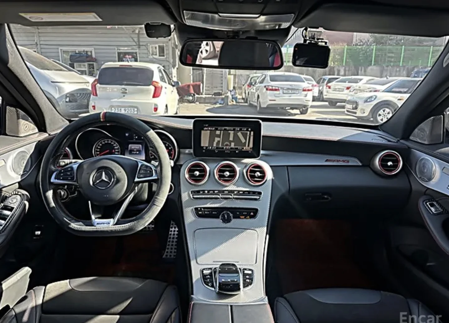 Mercedes-Benz C 43 AMG 4MATIC* КОжа* Подгрев* Кейлес* HEAD UP* BURMASTER*, снимка 7 - Автомобили и джипове - 54021407