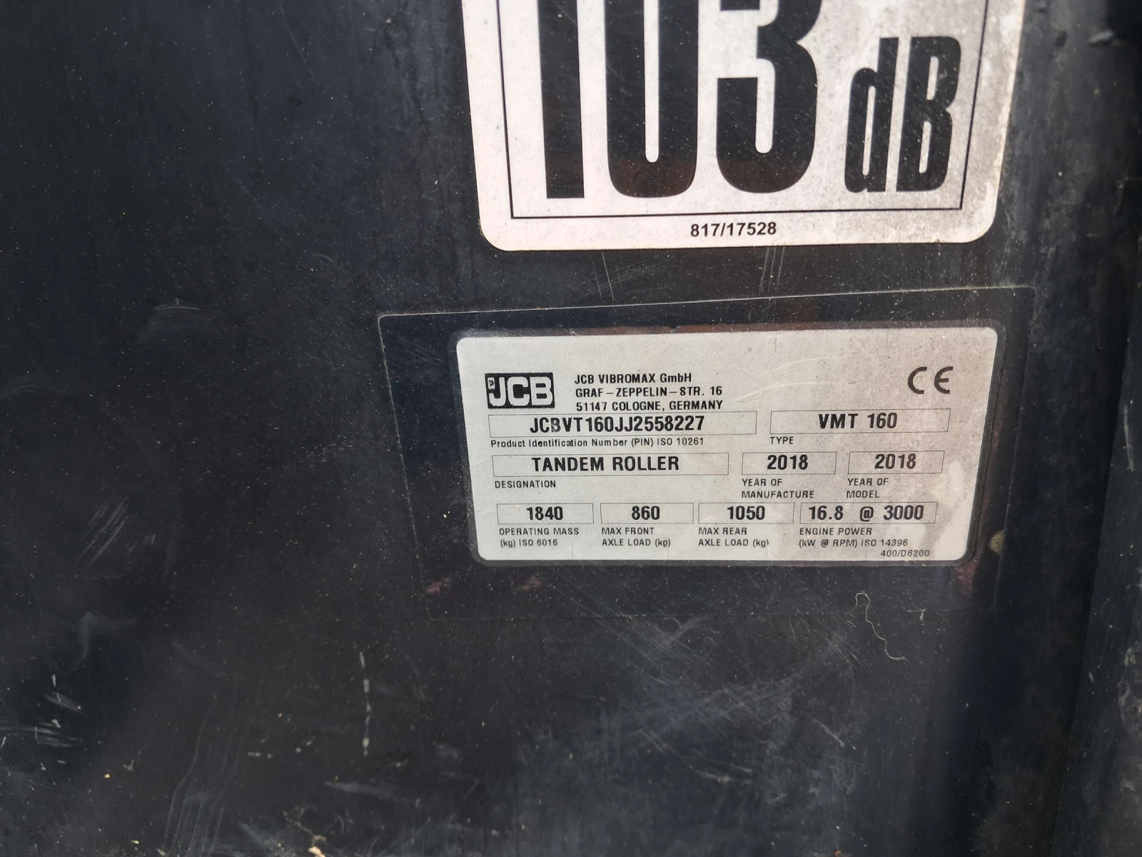 Валяк BOMAG JCB VMT 160-80, снимка 11 - Индустриална техника - 55149448