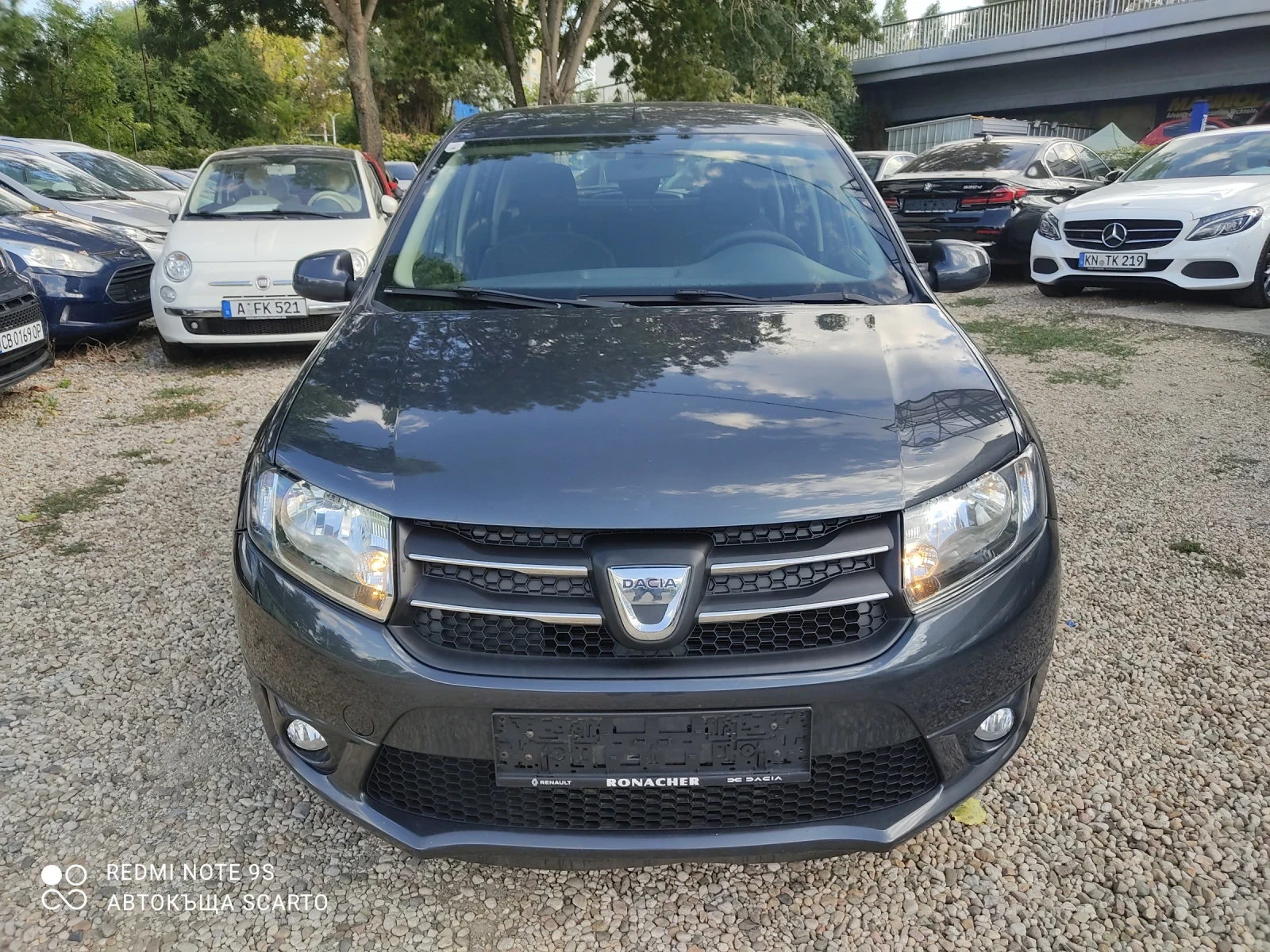 Dacia Sandero 1.2i/73kc, климатик, 138х.км, 2016г, снимка 2 - Автомобили и джипове - 55944098