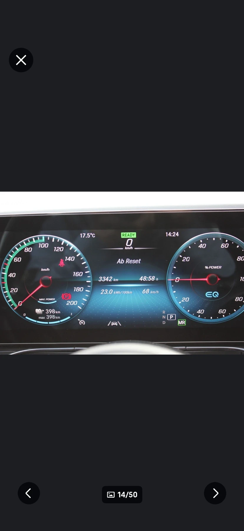 Mercedes-Benz EQC 400, снимка 15 - Автомобили и джипове - 56725615